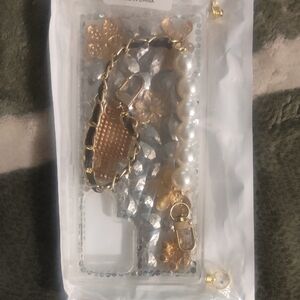 5 For $25 Elegant Gold and Silver Phone Case with Chain